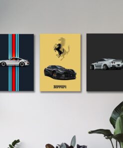 Set of 3 Premium Wall Art Photo Tiles – Modern Home Decor Sets