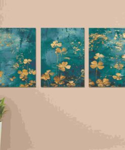 Set of 3 Wall Art Wooden Phototile Frames for Wall Decor