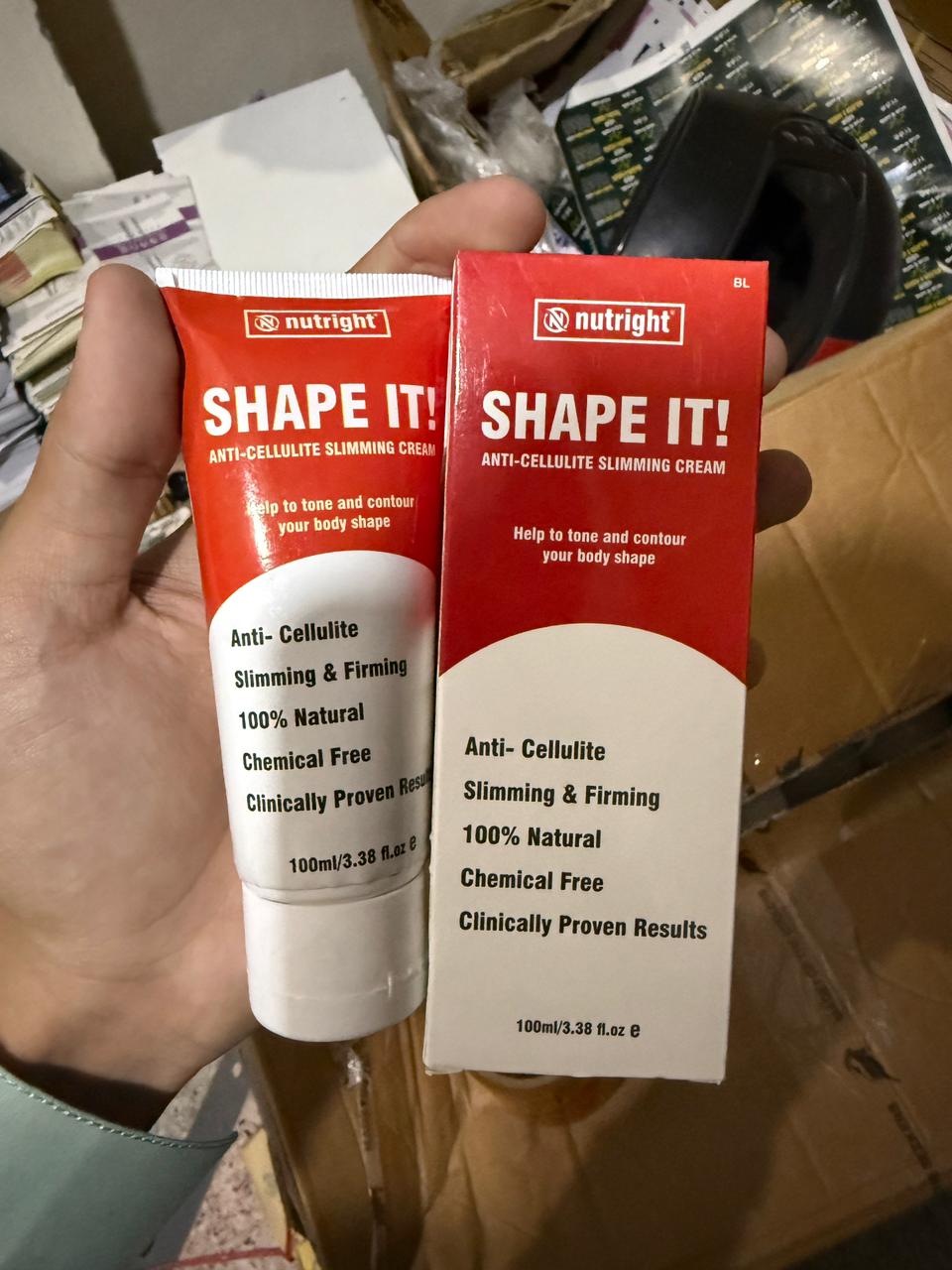 Shape It Anti-Cellulite Slimming Cream | Firming & Skin Tightening Body Cream (100ml) - Image 3