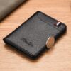 Slim Card Holder Wallet for Men with Cash Pocket