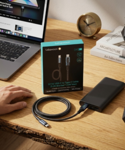 120W Digital Display Fast Charging Cable – Full Original High Speed Braided Charging & Data Cable