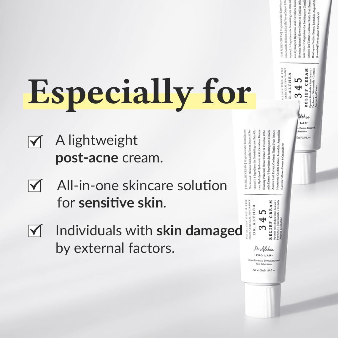 Dr Althea 345 Relief Cream – Gentle Soothing Daily Skincare – 35Gram - Image 4