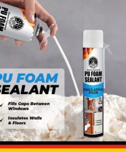PU Foam Sealant – High-Performance Insulating & Leak-Proofing Expanding Foam - 750ml - THREE GUYS (German Engineered) l Crack Filler | P U