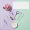 5 Piece Spa Manicure Set – Compact Travel Nail Care Kit with Custom Branding Options - Image 2