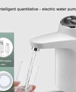 Touch Intelligent Electric Water Pump – Rechargeable Automatic Dispenser For Bottled Water With One -Touch Operation (Random Color)