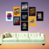 Set of 9 Premium Wall Art Photo Tiles – Modern Home Decor Sets 8x11 - Image 2