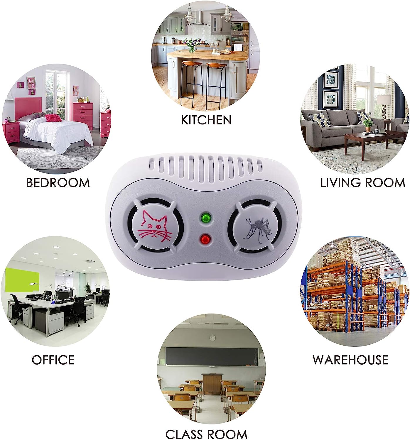 Super Ultrasonic Mouse & Mosquito Repeller for Homes And Apartments - Image 3