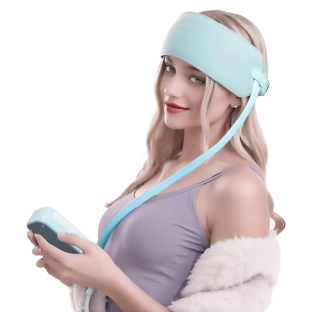 360 Degree Relaxation Electric Head Massager With Air Compression Kneading Heat Therapy Type C Port Rechargeable - Image 2
