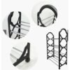 4 Layer Multipurpose Metal Shelf Rack ??? | Space Saving Storage Organizer for Kitchen, Living & Study Room ? - Image 4