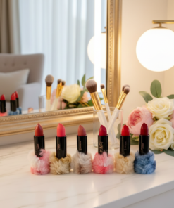 High Pigmented Fluffy Velvet Matte Lipstick – Pack of 6 | Soft Matte Finish | Long-Lasting Bold Shades