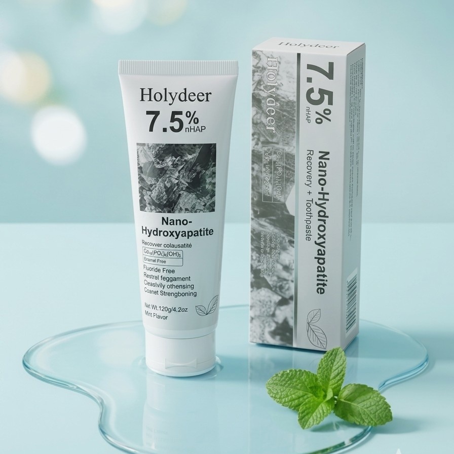 Holydeer Recovery Toothpaste | 7.5% Nano-Hydroxyapatite For Enamel Repair & Whitening 120g - Image 2