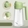 2-in-1 Oil Spray Bottle | Adjustable Mist & Dispenser | 470ml Leak-Proof Glass Container | For Cooking