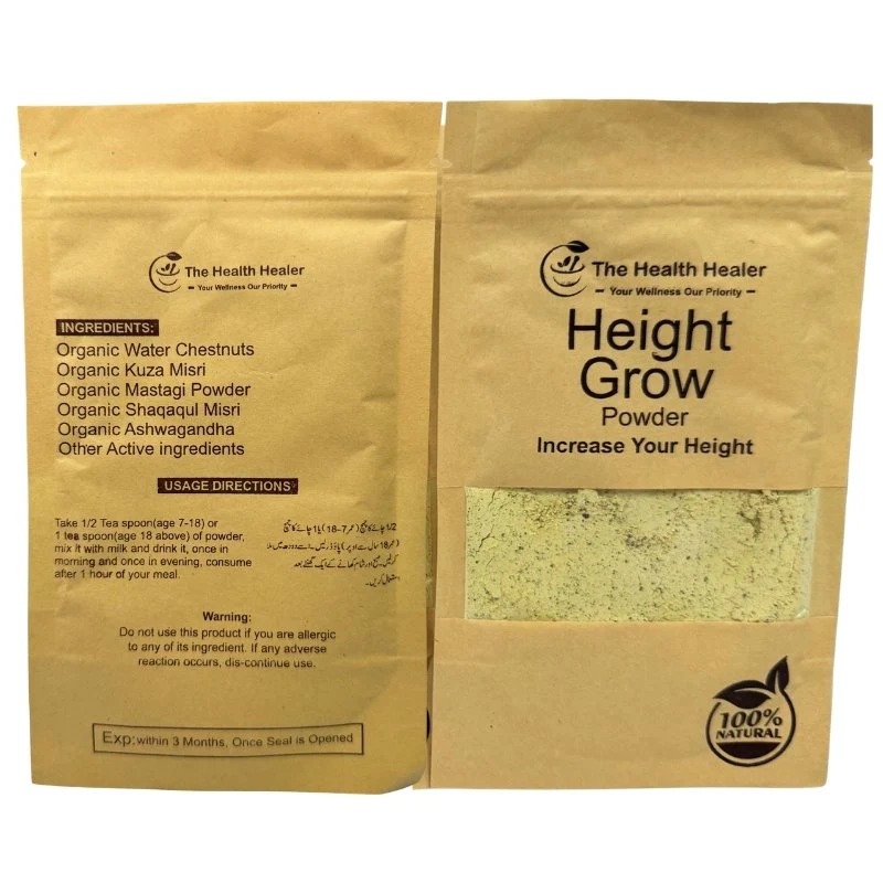 The Health Healer Height Grow Powder – 100% Natural Height Increase Supplement (100 Grams) - Image 2
