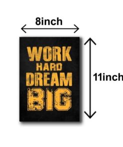 Set Of 6 Motivational Wooden Canvas Frames For Wall Decore 8x11 inches size / Sticky Phototiles Frames