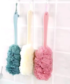 Royal's Loofah Sponge – Long Handle Shower Brush for Skin Exfoliating
