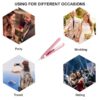 2-in-1 Mini Hair Straightener & Curler – Portable Thermostatic Ceramic Flat Iron for Dry & Wet Hair Styling - Random Color
