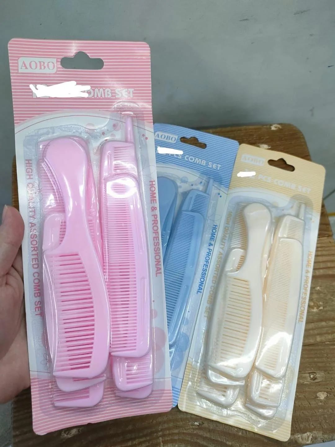 6 Pcs Hair Comb Set – Assorted Hair Styling & Detangling Combs for Women, Girls & Daily Hair Care - Multicolor - Image 4