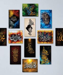 Set of 12 Premium Wall Art Photo Tiles – Modern Home Decor Sets