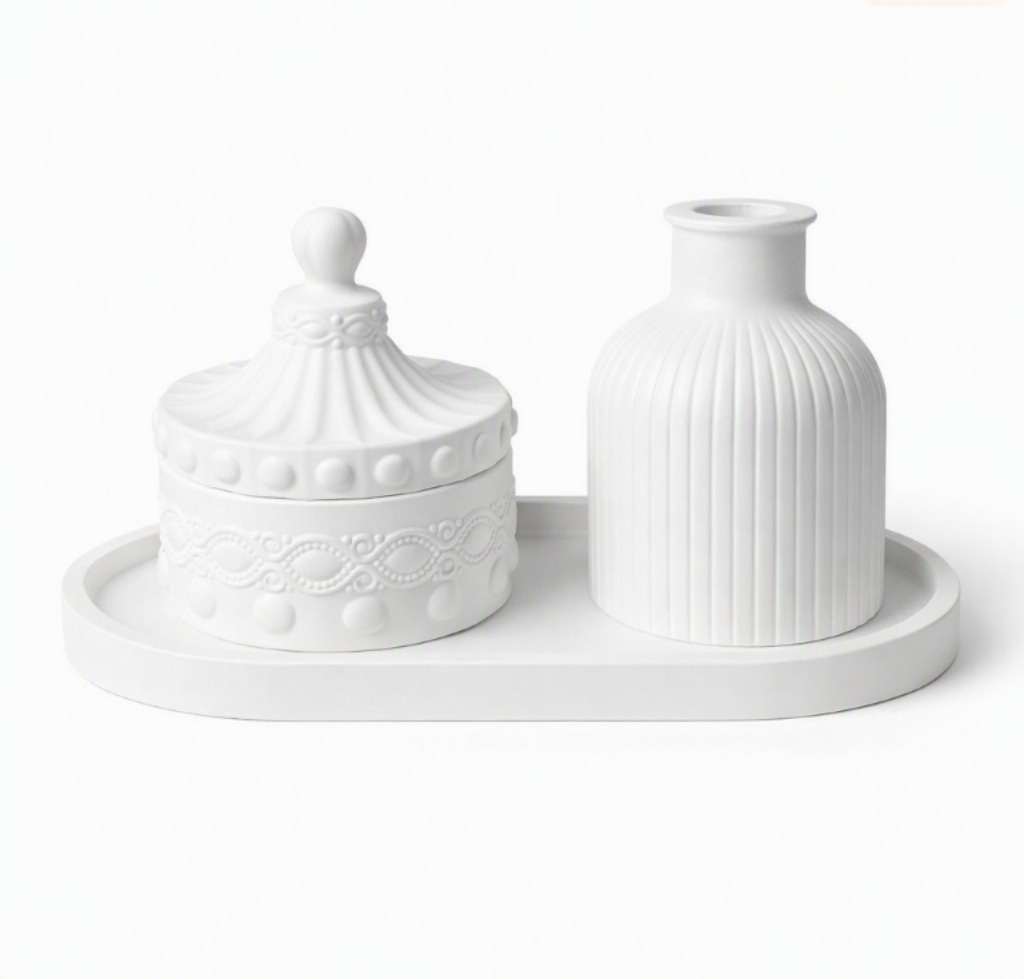 Mini Vase & Decorative Storage Box | Vanity