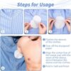 10 Pcs Breathable Sweat Pads For Men Comfortable Disposable Underarm Pads For Sweat Protection And Daily Freshness - Image 3