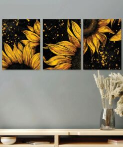 Set of 3 Premium Wall Art Photo Tiles – Modern Home Decor Sets 8x11