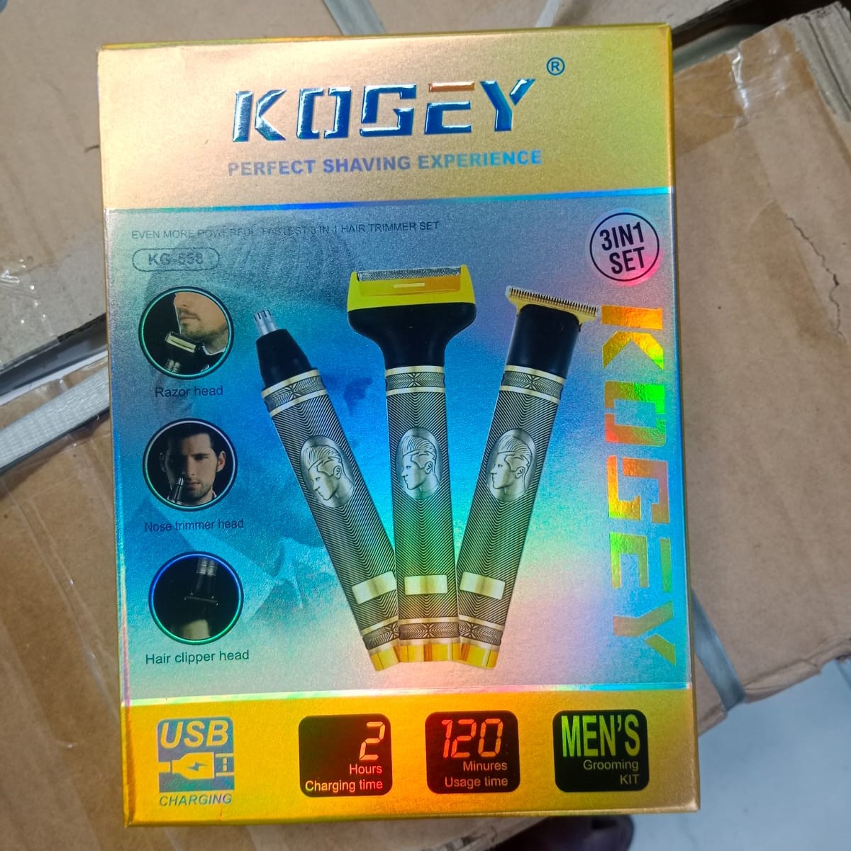 Kogey KG-558 3-In-1 Grooming Kit - Personal Care Product Designed For Grooming And Daily Hygiene Routine - Image 3