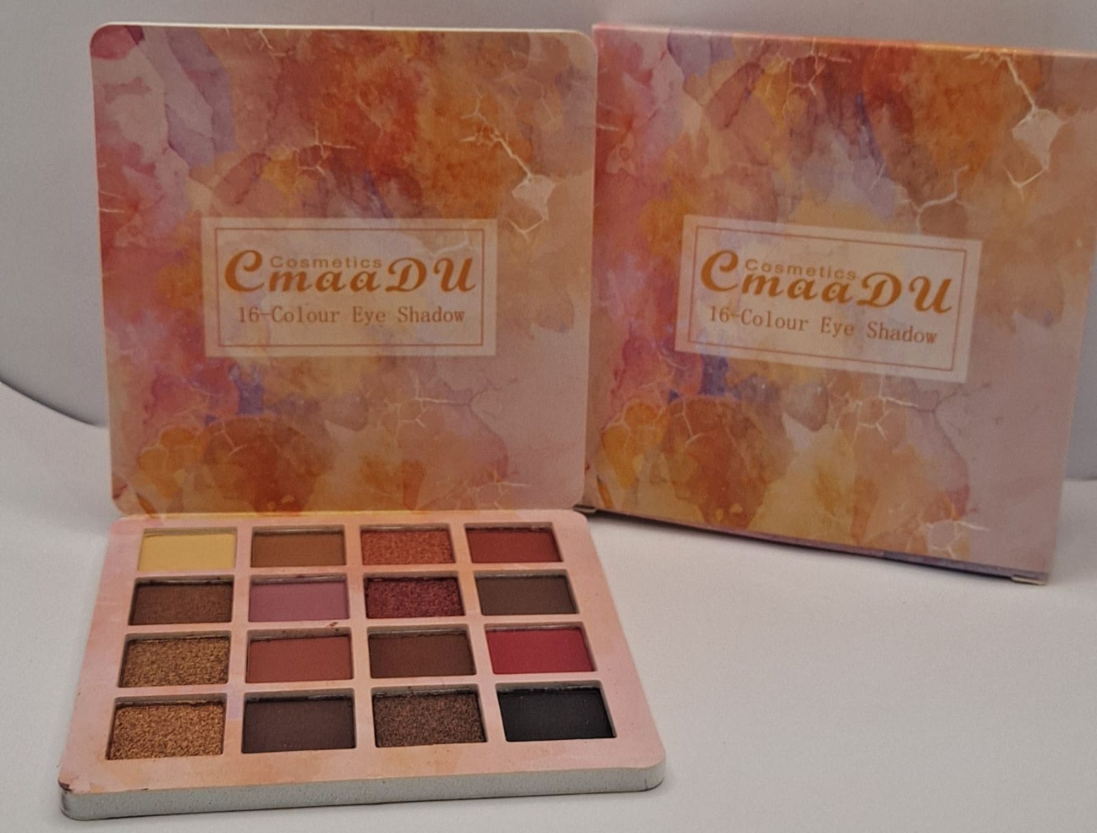 16 Color Eyeshadow Makeup Palette Matte & Shimmer Powder Eye Shadow Kit - Multi Color - Image 4