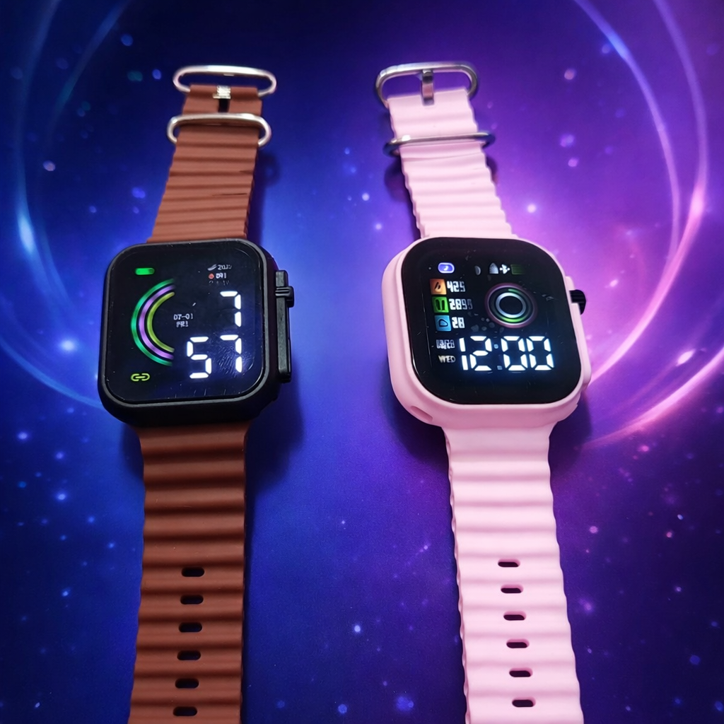 Men's Fashion Digital Watch | Stylish Casual Analog Watch (Random Color Without Box) - Image 2