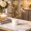 Decorative Showpiece KD-8213 – Elegant Home & Office Decoration Piece (Size 13.5x4.6x19.8cm)