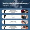Massage Gun 5 In 1 Multifunctional Electric Full Body Massage Equipment Set - 6 Speeds With 4 Massage Heads For Deep Tissue Relief And Relaxation (Random Color) - Image 3
