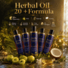 Instant Glow Herbal Oil 20+ Formula 120ml | Organic Hair Oil with Amla