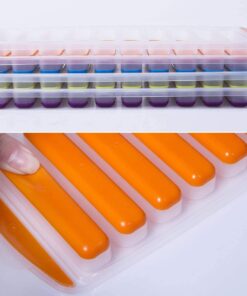 Popup ice cube tray Silicone Mould Jelly Shots/Chocolate (Random Color)