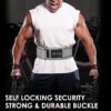 AYRO Self Locking Workout Weight Lifting Gym Belt Extra Large Premium Quality With Metal Buckle For Core Stability Back Support Deadlift Squat Powerlifting Strength Training - Image 2