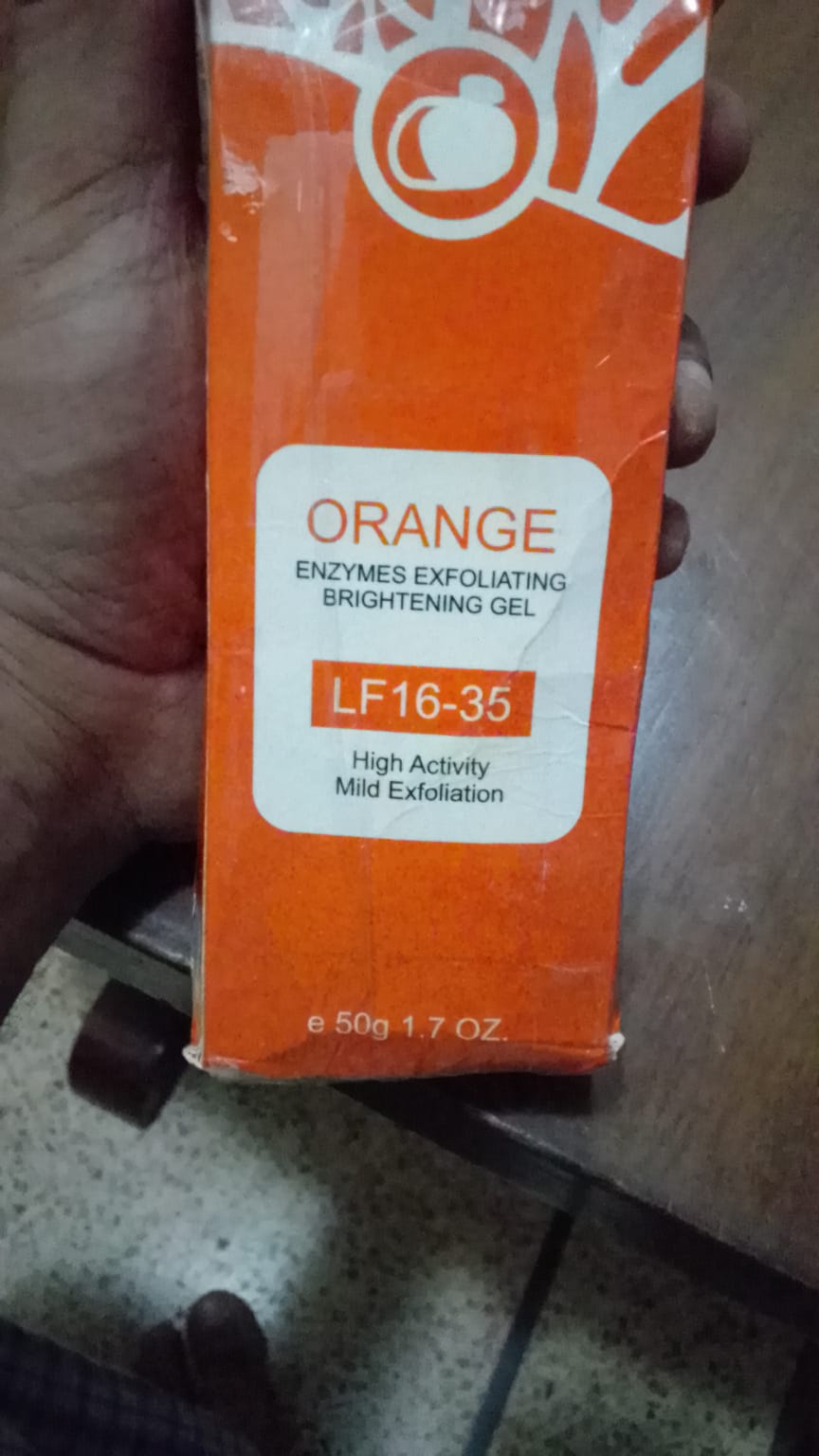 Orange Enzymes Exfoliating Brightening Gel (LF16-35) – High Activity Mild Exfoliation Skincare Gel - 50g - Image 5
