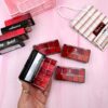 10 in 1 Lipstick & Blush Palette Creamy Matte Makeup Palette for Lips and Cheeks - Multi Color - Image 4