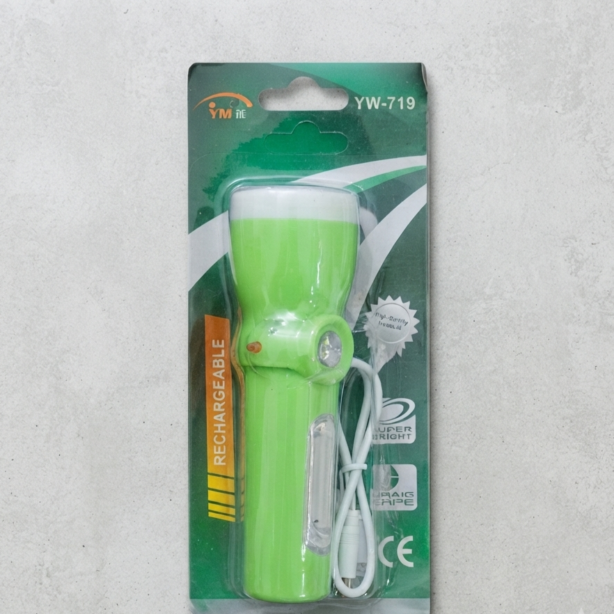 Yuewang YW-719 Rechargeable LED - Lighting Product Designed For Illumination And Daily Lighting Routine (Random Color) - Image 2