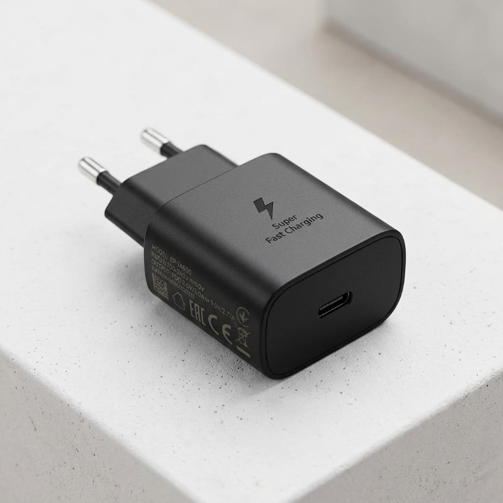 Samsung 25w Super Fast Adapter - High Speed Wall Charger Block For Efficient Rapid Charging - Image 2