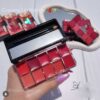 10 in 1 Lipstick & Blush Palette Creamy Matte Makeup Palette for Lips and Cheeks - Multi Color - Image 2