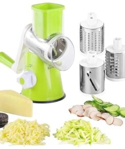 Manual 3?in?1 Vegetable Cutter & Drum Grater | Round Slicer | Multifunctional Kitchen Gadget