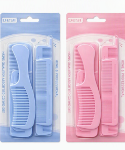 6 Pcs Hair Comb Set – Assorted Hair Styling & Detangling Combs for Women