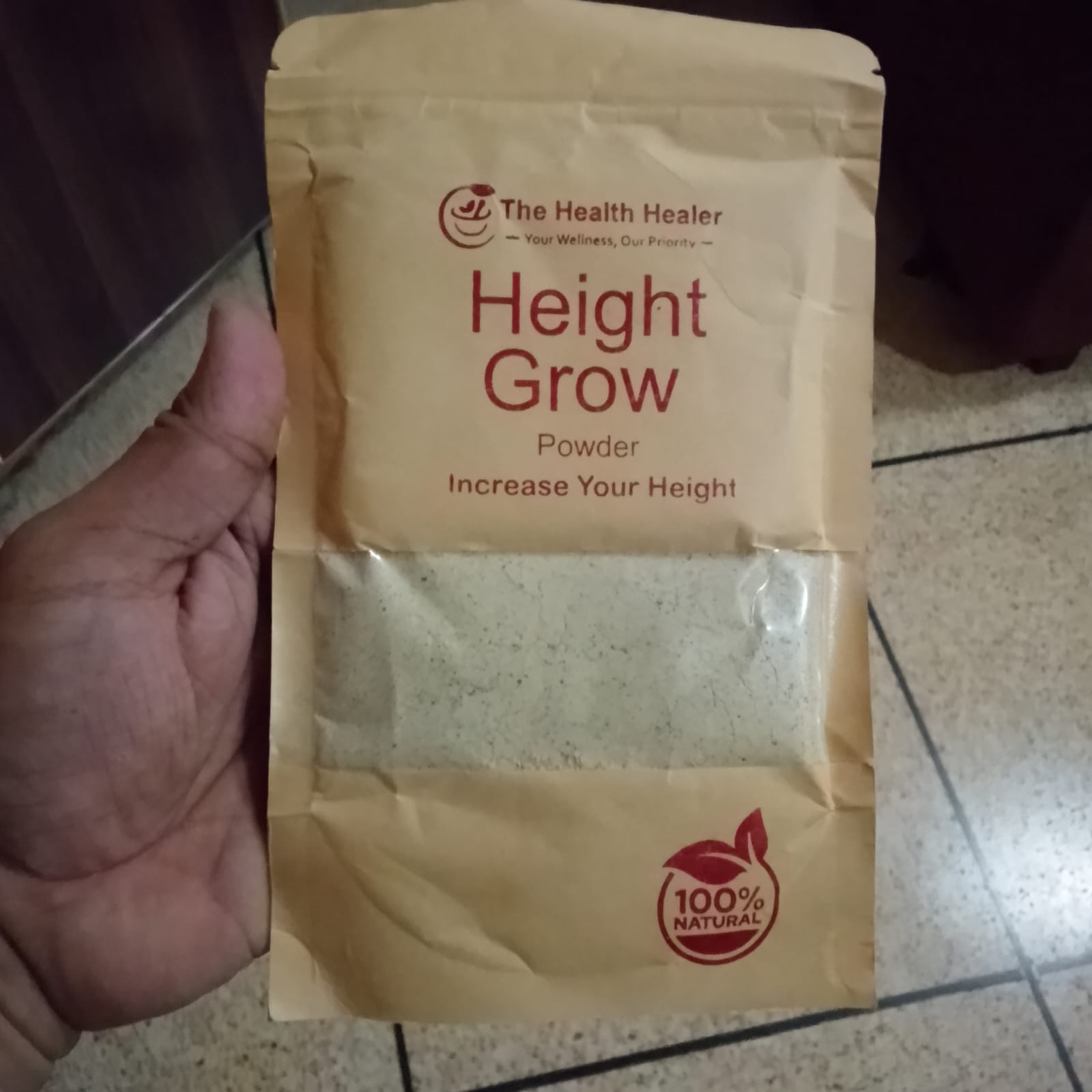 The Health Healer Height Grow Powder - Herbal Product Designed For Nutrition And Dietary Wellness Routine - 100g - Image 3