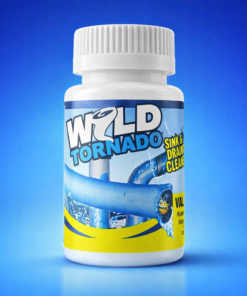 Wild Tornado Powerful Sink & Drain Cleaner – High-Efficiency Clog Remover Powder for Kitchen