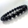 Black Pearl Beaded Bracelet For Men And Women - Stylish Unisex Accessory Crafted With Alloy And Decorative Beads In A Free Size Design - Image 2