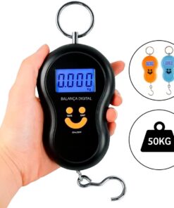 DIGITAL HANGING SCALE 50kg ABS LCD Display Strap Travel Multifunctional Digital Luggage Weighing Scales