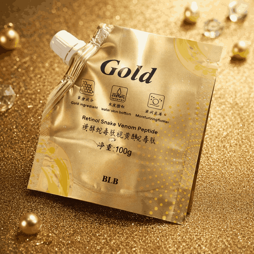 Premium 24K Gold Retinol Anti-Aging Eye Cream – Luxury Vibrating Massager Wand for Dark Circles