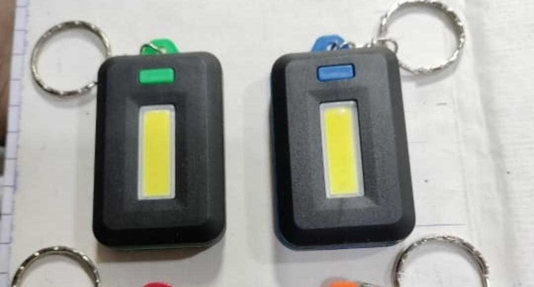 Mini COB LED Keychain Flashlight 3 Modes | Portable Rechargeable Keychain Torch | Emergency Pocket Light (Random Color) - Image 3