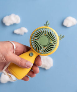Portable USB Rechargeable Mini Handheld Fan | Lightweight Personal Cooling Fan | Strong Airflow | Portable Summer Cooling Fan (Random color)