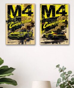 Set of 2 Premium Wall Art Photo Tiles – Modern Home Decor Sets