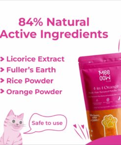 Meeoow Club 10 Minute Painless Body Wax Orange Hair Removal Powder for Women