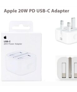 Apple Original 20W 3-Pin Power Adapter with 12-Pin Charging Cable | Fast Charging Wall Charger for iPhone & Apple Devices